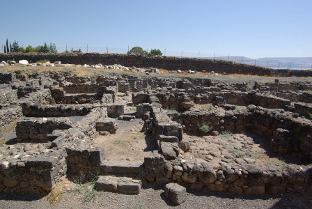 Ruins of Capernaum, photo Bertold Werner